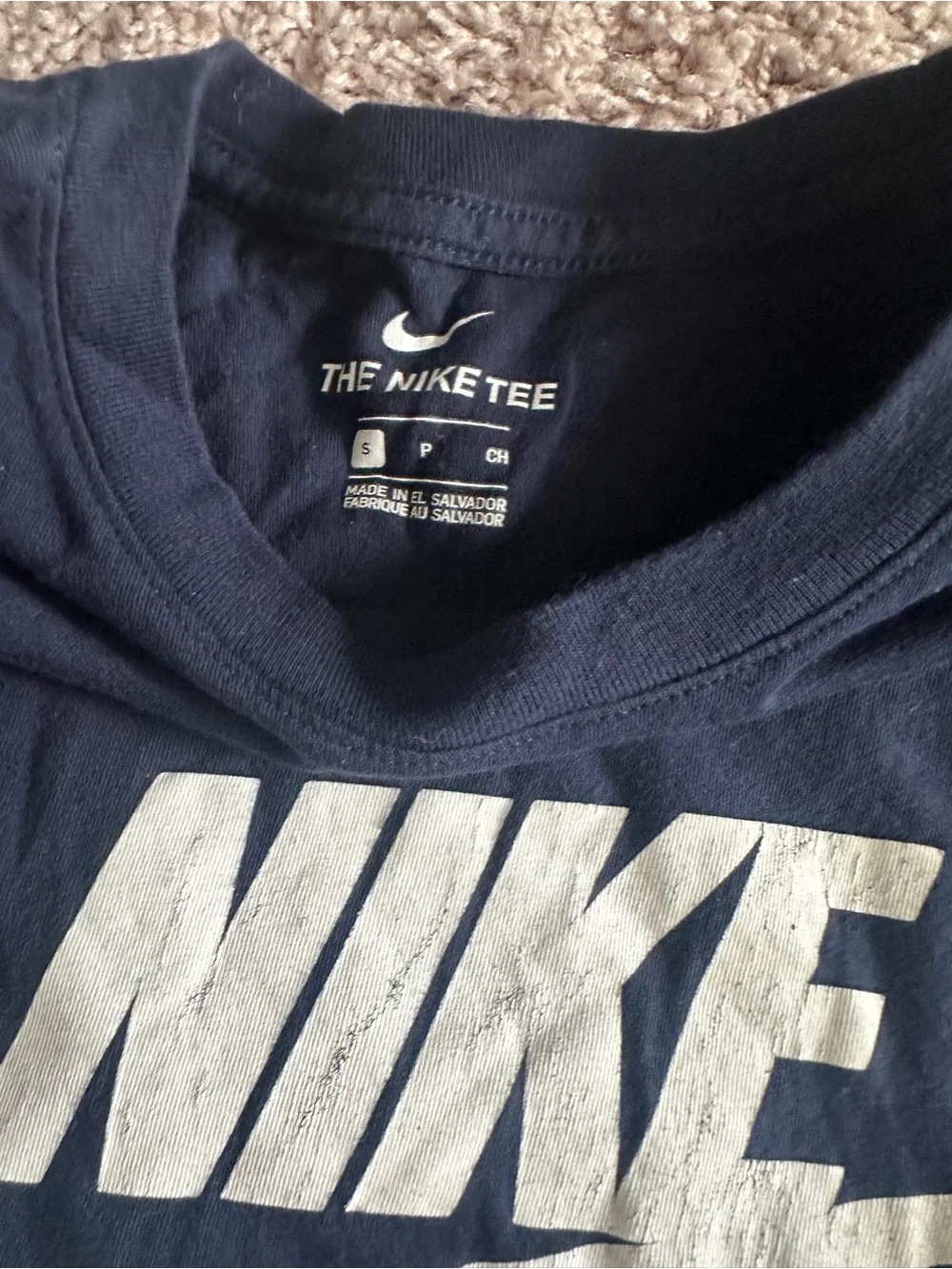 Nike Short Sleeve Air Logo Tees - Navy & Royal Blue
